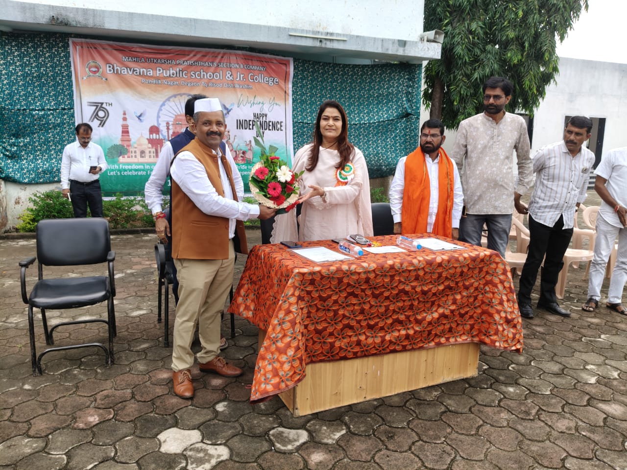 Celebrated 79th Independence day at school,BPS,Degaon